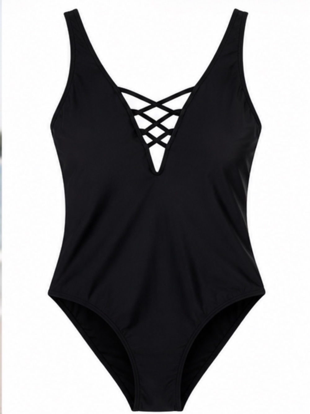 Women’s Volcom Elegant Black One Piece Swimsuit, NWT SIZE XS